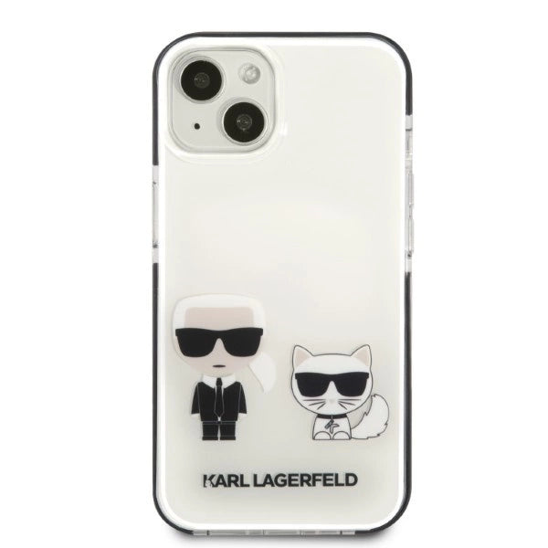 Karl Lagerfeld KLHCP13STPEKCW iPhone 13 mini 5.4" Hardcase hvid/hvid Karl&Choupette