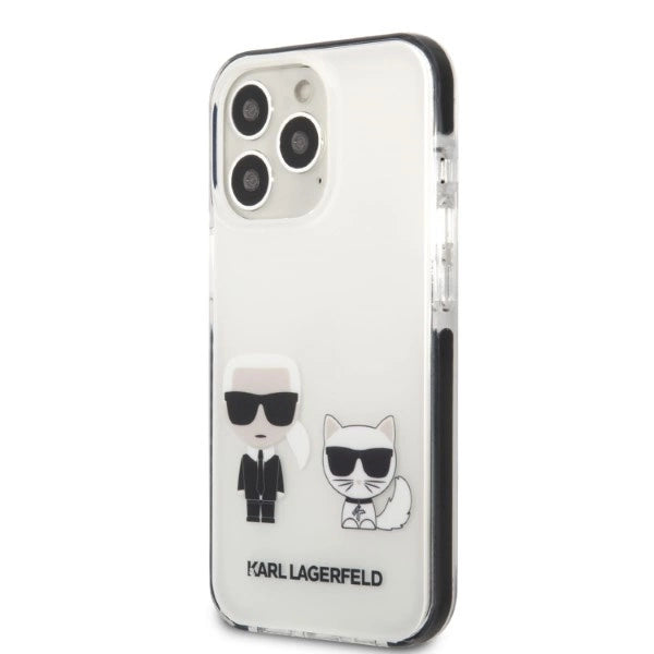 Karl Lagerfeld KLHCP13XTPEKCW iPhone 13 Pro Max 6.7" Hardcase hvid/hvid Karl Choupette
