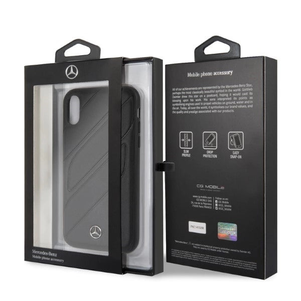 Mercedes MEHCI61THLBK iPhone Xr sort/sort hårdkasse