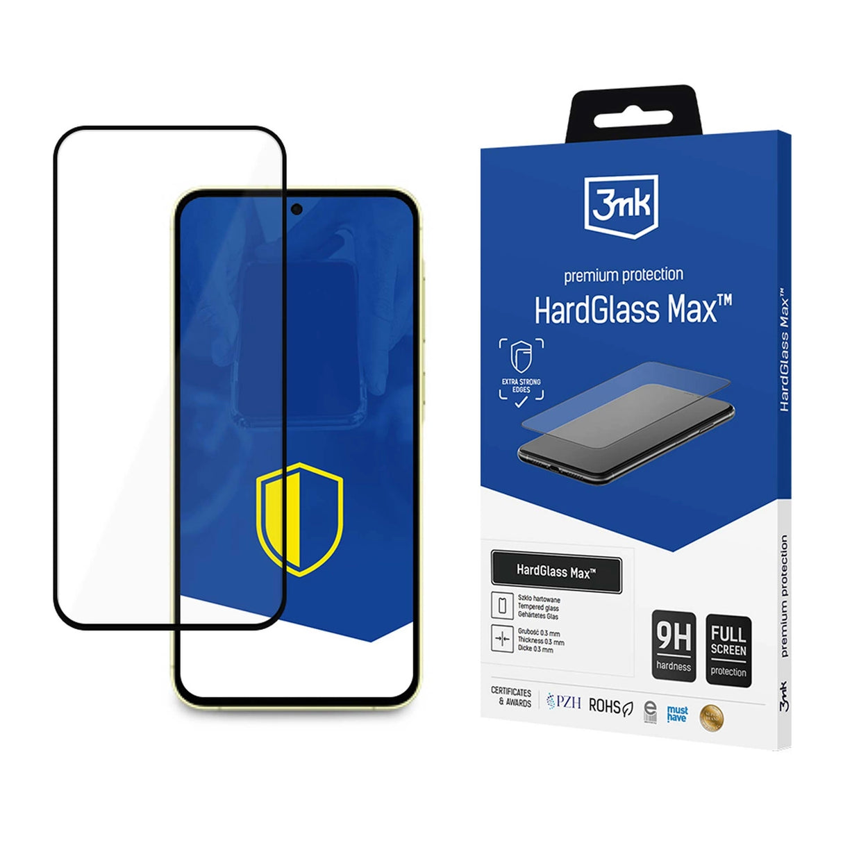 9H 3mk HardGlass MaxTM glas på Xiaomi 13