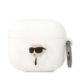 Karl Lagerfeld KLA3RUNIKH AirPods 3 cover hvid/hvid Silikon Karl Head 3D