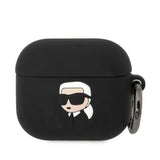 Karl Lagerfeld Silikon Karl Head 3D Case til AirPods 3 - sort
