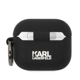 Karl Lagerfeld Silikon Karl Head 3D Case til AirPods 3 - sort