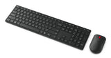 Lenovo 4X31S04854 tastatur Mus inkluderet Hjemme/kontor RF trådløs + Bluetooth Nordisk Sort