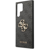 Guess GUHCS23L4GMGGR S23 Ultra S918 grå/grå hardcase 4G Big Metal Logo