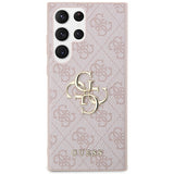 Guess GUHCS23L4GMGPI S23 Ultra S918 pink/pink hardcase 4G Big Metal Logo