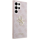 Guess GUHCS23L4GMGPI S23 Ultra S918 pink/pink hardcase 4G Big Metal Logo