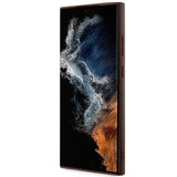 Guess GUHCS23LG4GFBR S23 Ultra S918 brun/brun hardcase 4G Metal Gold Logo