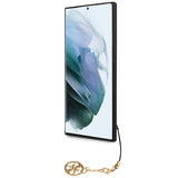 Guess GUHCS23LGF4GGR S23 Ultra S918 grå/grå hardcase 4G Charms Collection