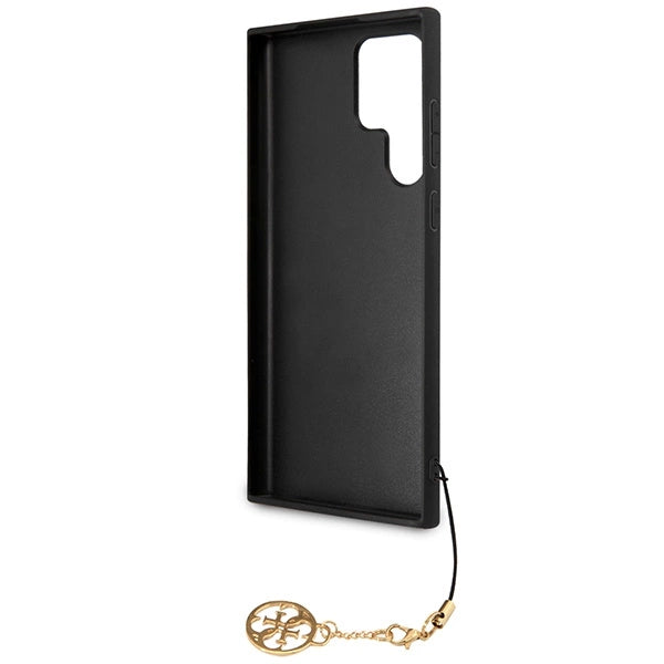 Guess GUHCS23LGF4GGR S23 Ultra S918 grå/grå hardcase 4G Charms Collection