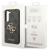 Guess GUHCS23S4GMGGR S23 S911 grå/grå hardcase 4G Big Metal Logo