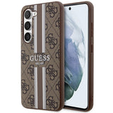 Guess GUHCS23SP4RPSW S23 S911 brun/brun hardcase 4G Printed Stripe