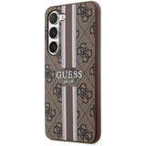 Guess GUHCS23SP4RPSW S23 S911 brun/brun hardcase 4G Printed Stripe