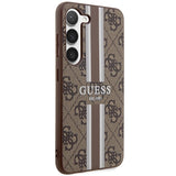 Guess GUHCS23SP4RPSW S23 S911 brun/brun hardcase 4G Printed Stripe