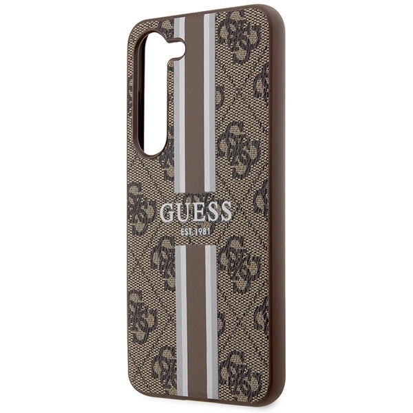 Guess GUHCS23SP4RPSW S23 S911 brun/brun hardcase 4G Printed Stripe