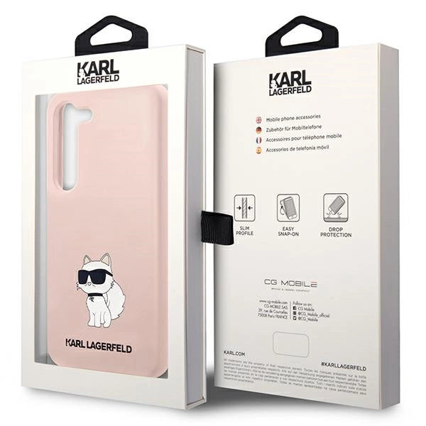 Karl Lagerfeld KLHCS23MSNCHBCP S23+ S916 hårdkasse pink/pink Silicone Choupette