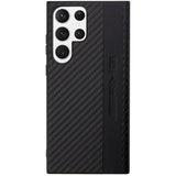 AMG AMHCS23LBLSCA S23 Ultra S918 sort/sort hardcase Carbon Stripe&Embossed