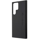 AMG AMHCS23LBLSCA S23 Ultra S918 sort/sort hardcase Carbon Stripe&Embossed