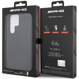 AMG AMHCS23LBLSCA S23 Ultra S918 sort/sort hardcase Carbon Stripe&Embossed
