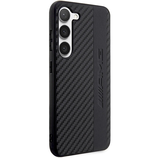 AMG AMHCS23MBLSCA S23+ S916 sort/sort hardcase Carbon Stripe&Embossed