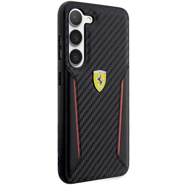 Ferrari FEHCS23MNPYK S23+ S916 sort/sort hårdkasse Carbon kontrastkanter