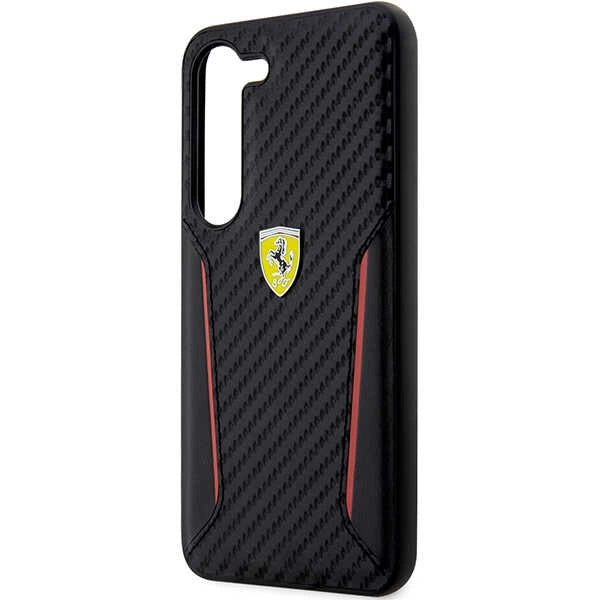 Ferrari FEHCS23MNPYK S23+ S916 sort/sort hårdkasse Carbon kontrastkanter
