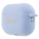Guess GUAP2LSCHSB AirPods Pro 2 cover blå/blå Silicone Charm Heart Collection