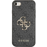 Guess GUHCI84GMGGR iPhone 7/8/SE 2020/ 2022 grå/grå hardcase 4G Big Metal Logo
