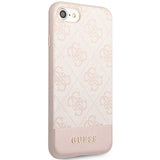 Guess GUHCI8G4GLPI iPhone 7/8/SE 2020/ 2022 pink/pink hard case 4G Stripe Collection