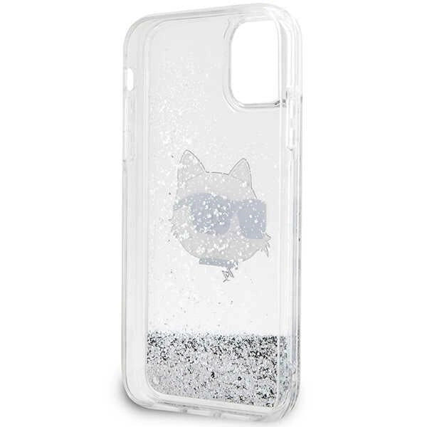 Karl Lagerfeld KLHCN61LNCHCS iPhone 11/ XR sølv/sølv hardcase Glitter Choupette Head