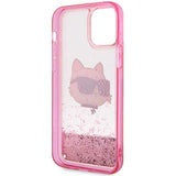 Karl Lagerfeld KLHCP12MLNCHCP iPhone 12/ 12 Pro 6.1" pink/pink hardcase Glitter Choupette Head