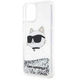 Karl Lagerfeld KLHCP12MLNHCCS iPhone 12/ 12 Pro 6.1" sølv/sølv hardcase Glitter Choupette Head