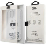 Karl Lagerfeld KLHCP12MLNHCCS iPhone 12/ 12 Pro 6.1" sølv/sølv hardcase Glitter Choupette Head