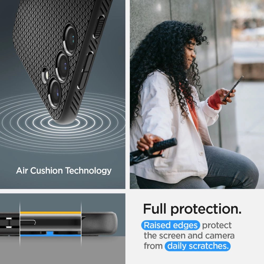 Spigen Liquid Air Case til Samsung Galaxy S23 - Matte sort