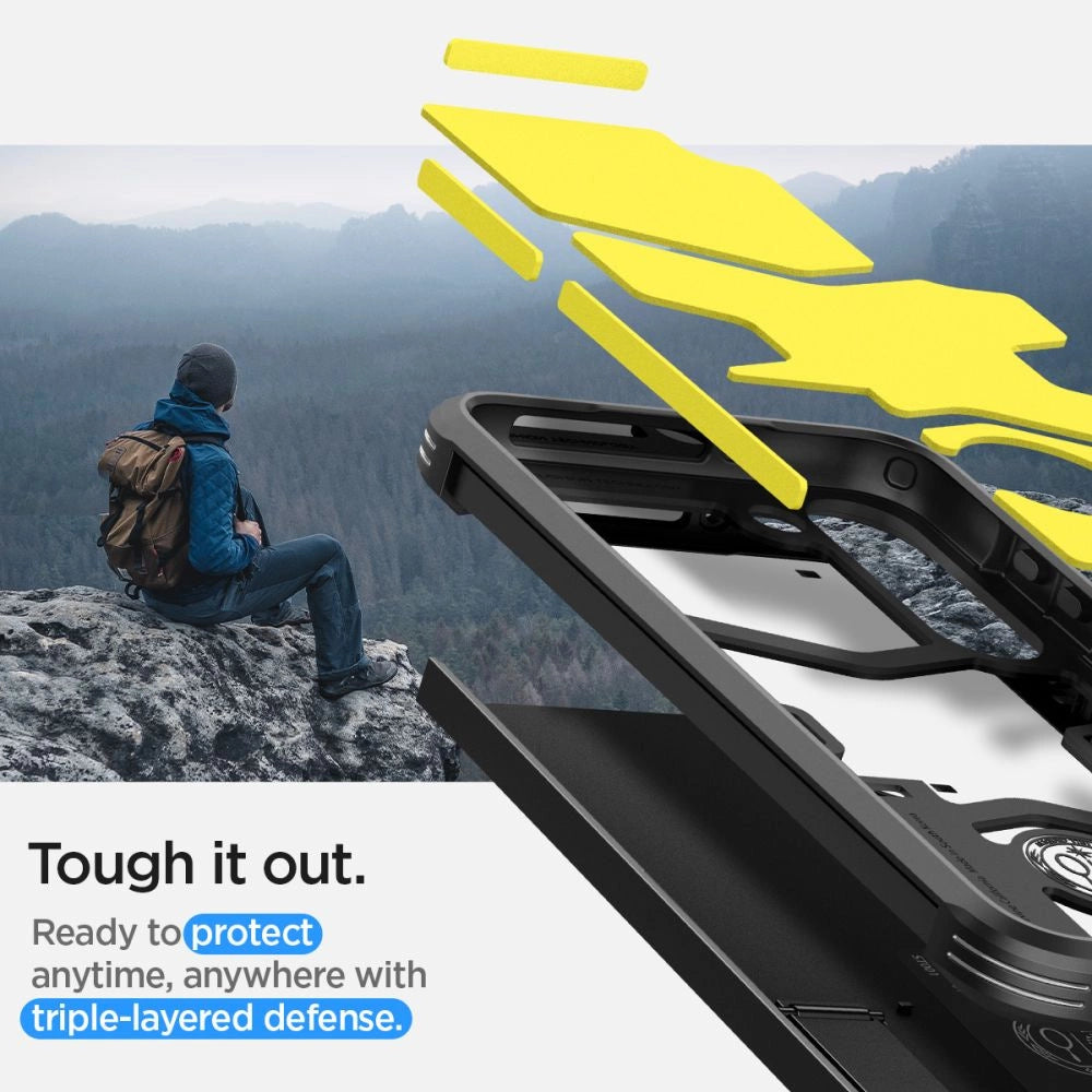 Spigen Tough Armor Case til Samsung Galaxy S23 - sort