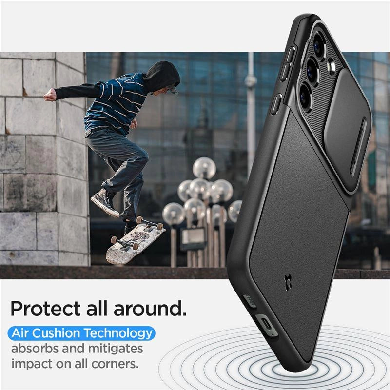 Spigen Optik Armor Case til Samsung Galaxy S23 - sort