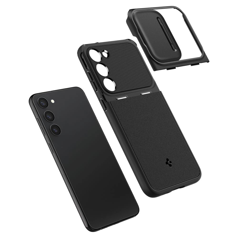 Spigen Optik Armor Case til Samsung Galaxy S23 - sort