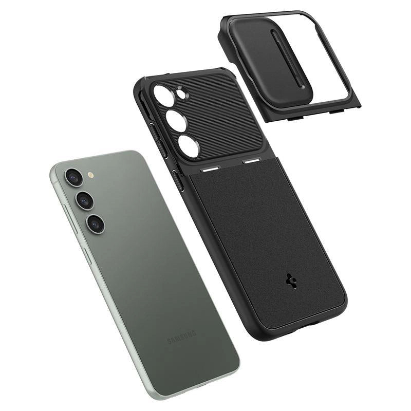 Spigen Optik Armor Case til Samsung Galaxy S23 - sort