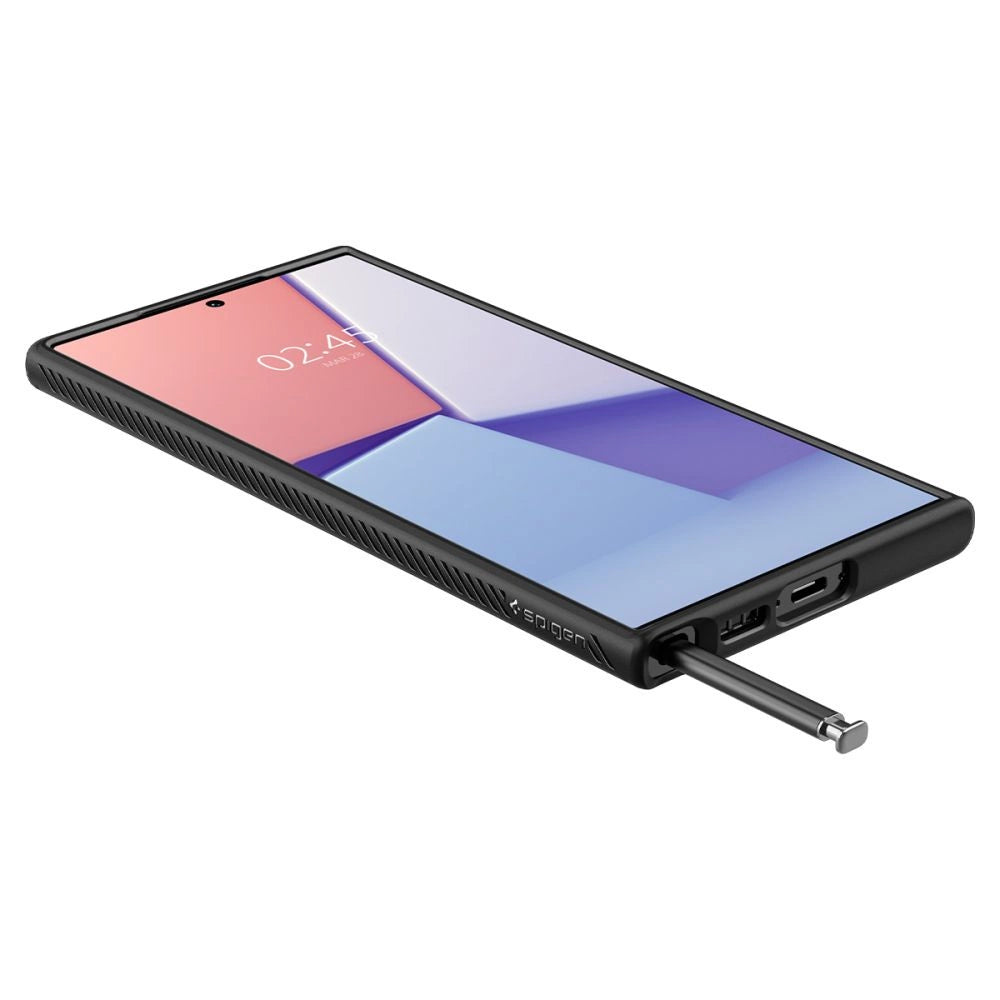 Spigen Liquid Air Case til Samsung Galaxy S23 Ultra - Matte sort