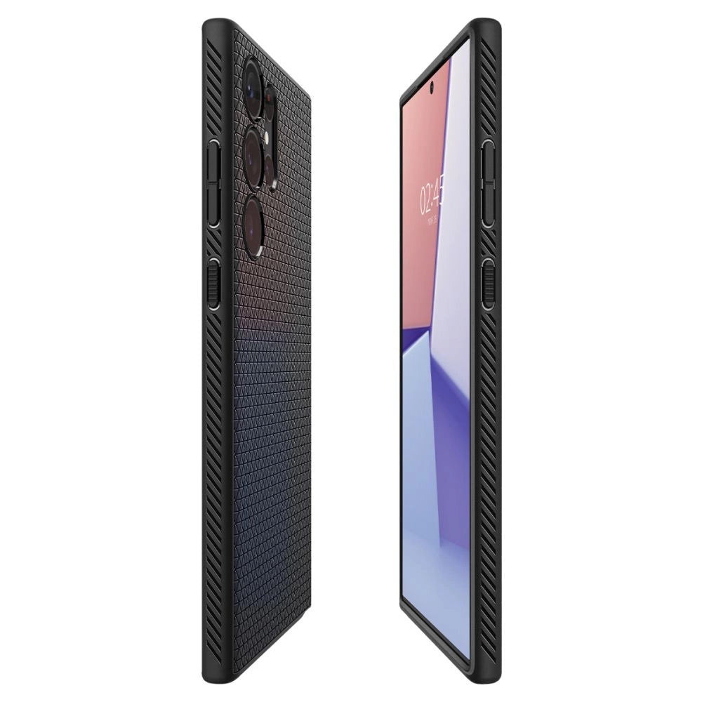 Spigen Liquid Air Case til Samsung Galaxy S23 Ultra - Matte sort