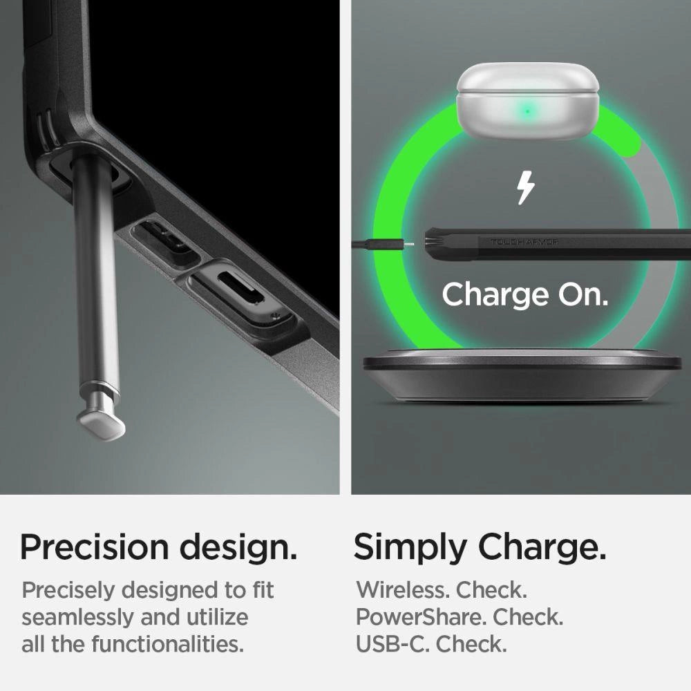 Spigen Tough Armor Case til Samsung Galaxy S23 Ultra - sort