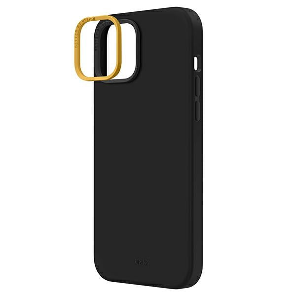 Uniq Lino-hylster til iPhone 14 Plus - sort