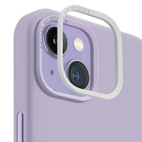 Uniq Lino-foder for iPhone 14 Plus - lilla