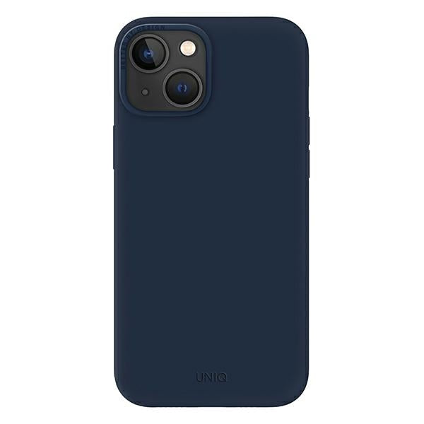 Uniq Lino-hylster til iPhone 14 Plus - blå