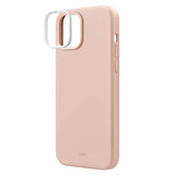 Uniq Lino-hylster til iPhone 14 Plus - pink