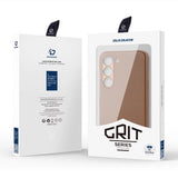 Dux Ducis Grit case til Samsung Galaxy S23+ elegant case lavet af kunstig læder brun