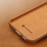 Dux Ducis Grit case til Samsung Galaxy S23+ elegant case lavet af kunstig læder brun