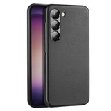 Dux Ducis Grit case til Samsung Galaxy S23+ elegant case lavet af kunstig læder sort