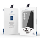 Dux Ducis Grit case til Samsung Galaxy S23+ elegant case lavet af kunstig læder sort