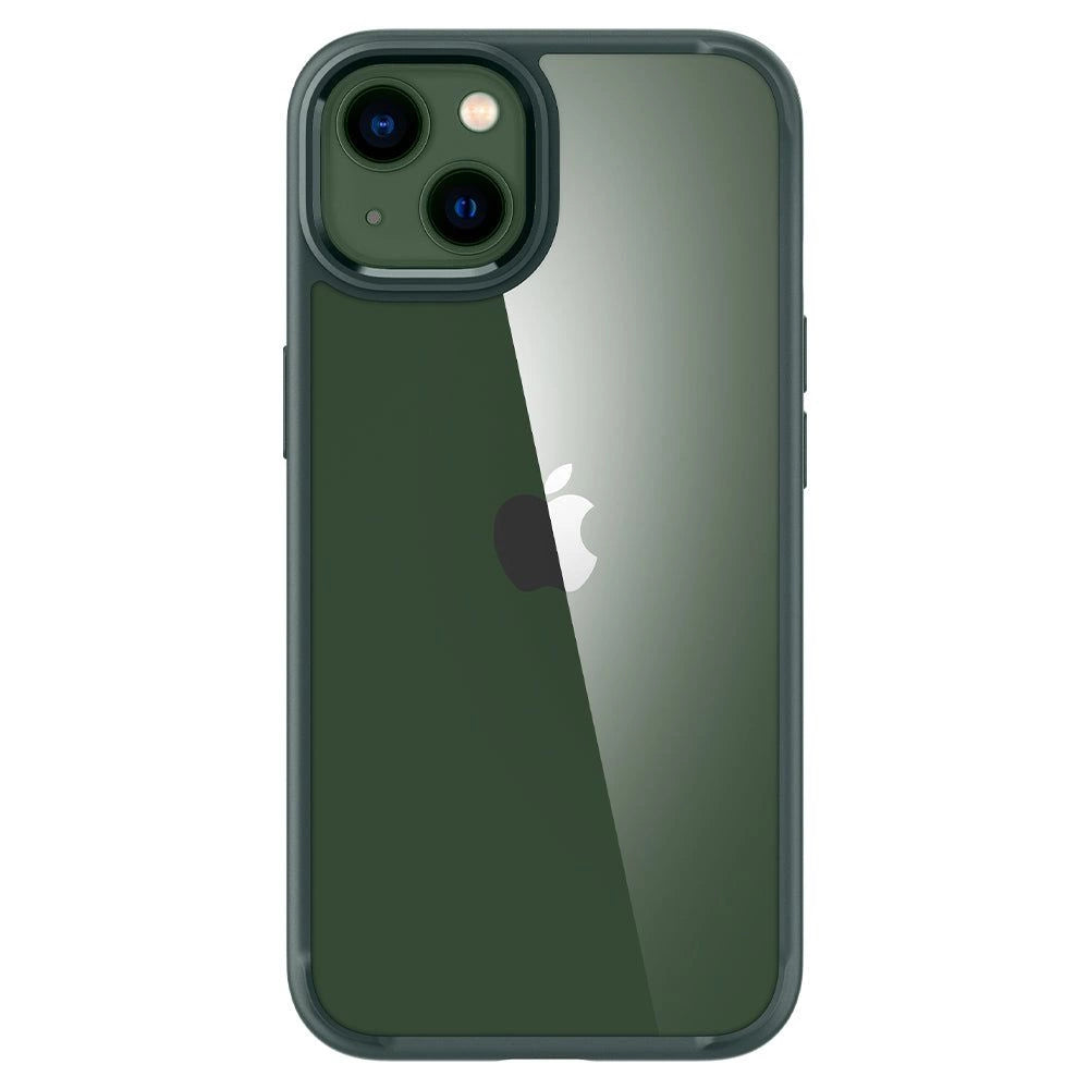 Spigen Ultra Hybrid iPhone 13 Case - mørkegrøn